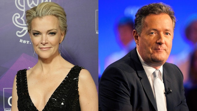 Megyn Kelly Photo by John Medina/Getty Images/Piers Morgan Photo by Ramin Talaie/Getty Images 