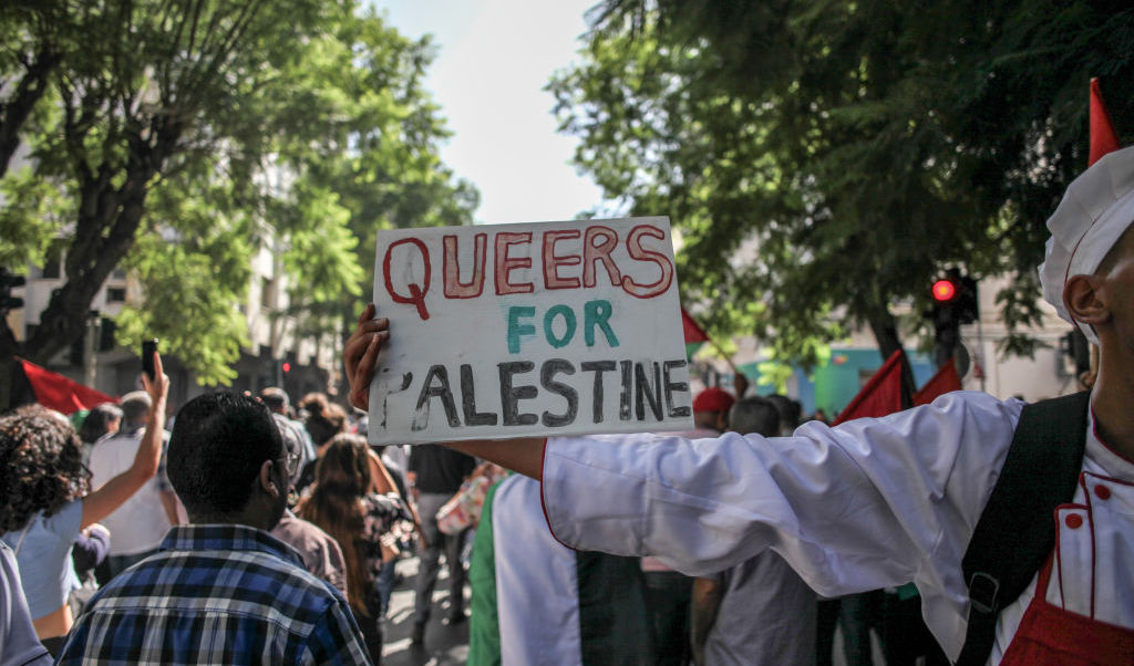 Queers For Palestine Protesters Shut Down Manhattan Bridge The   Queers For Palestine 