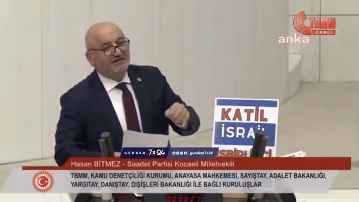 NextImg:Turkish Lawmaker Declares Israel Cannot ‘Escape The Wrath Of God,’ Instantly Collapses From Heart Attack 