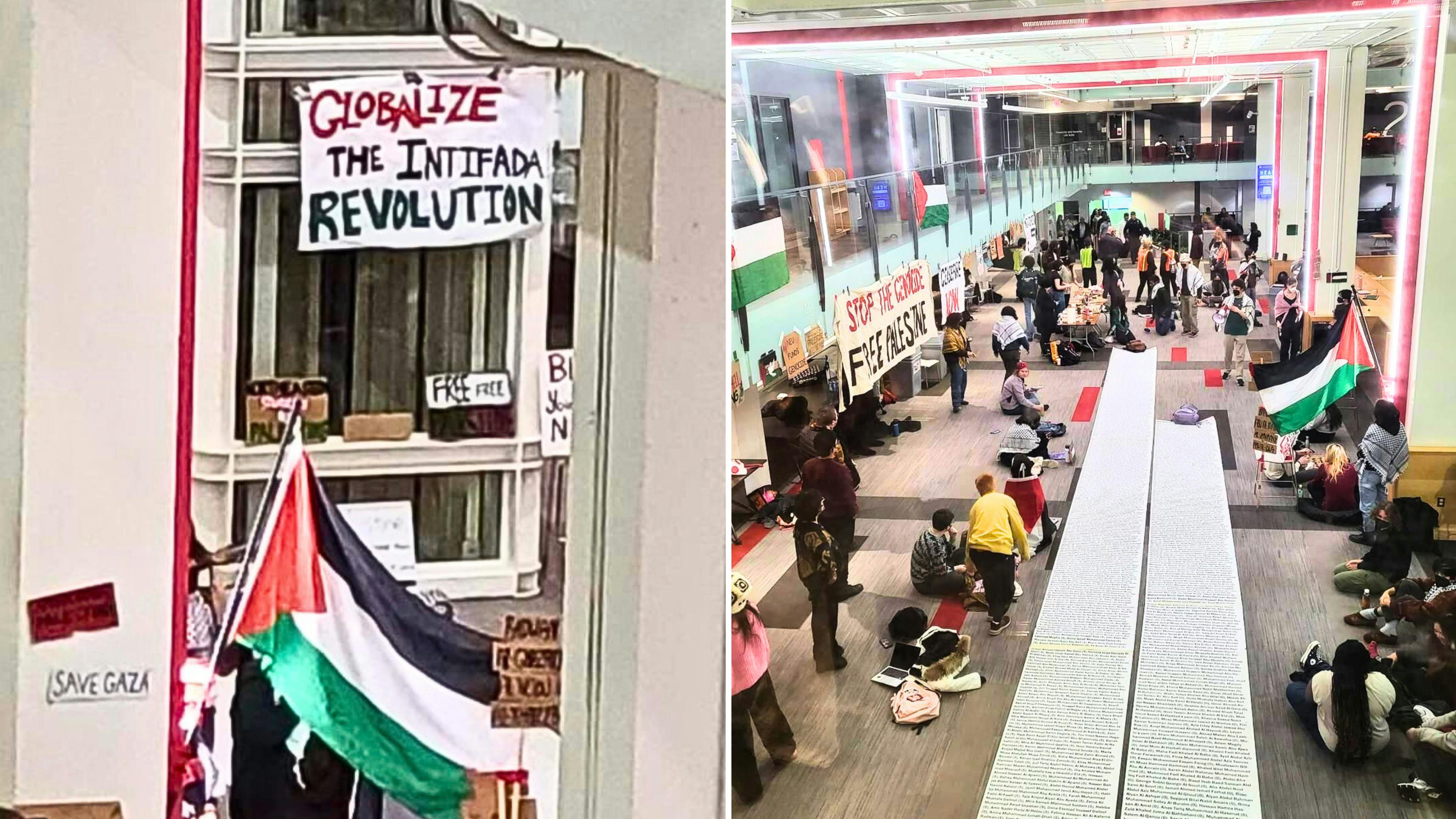 Jewish Students Encounter Anti-Israel Mob Calling For ‘Global Intifada’ Outside Campus Shabbat Dinner