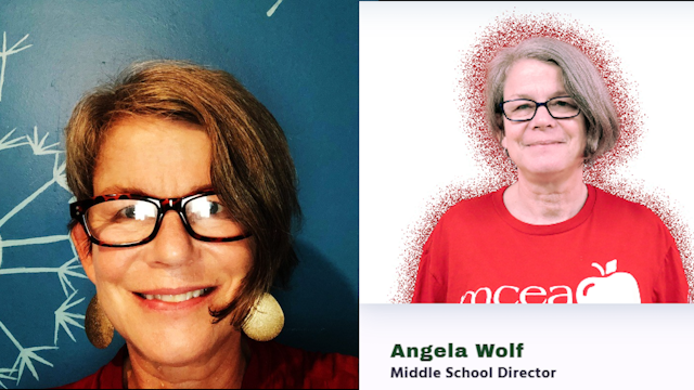 Montgomery County, Maryland teacher and union official Angela Wolf / LinkedIn / Montgomery County Education Association