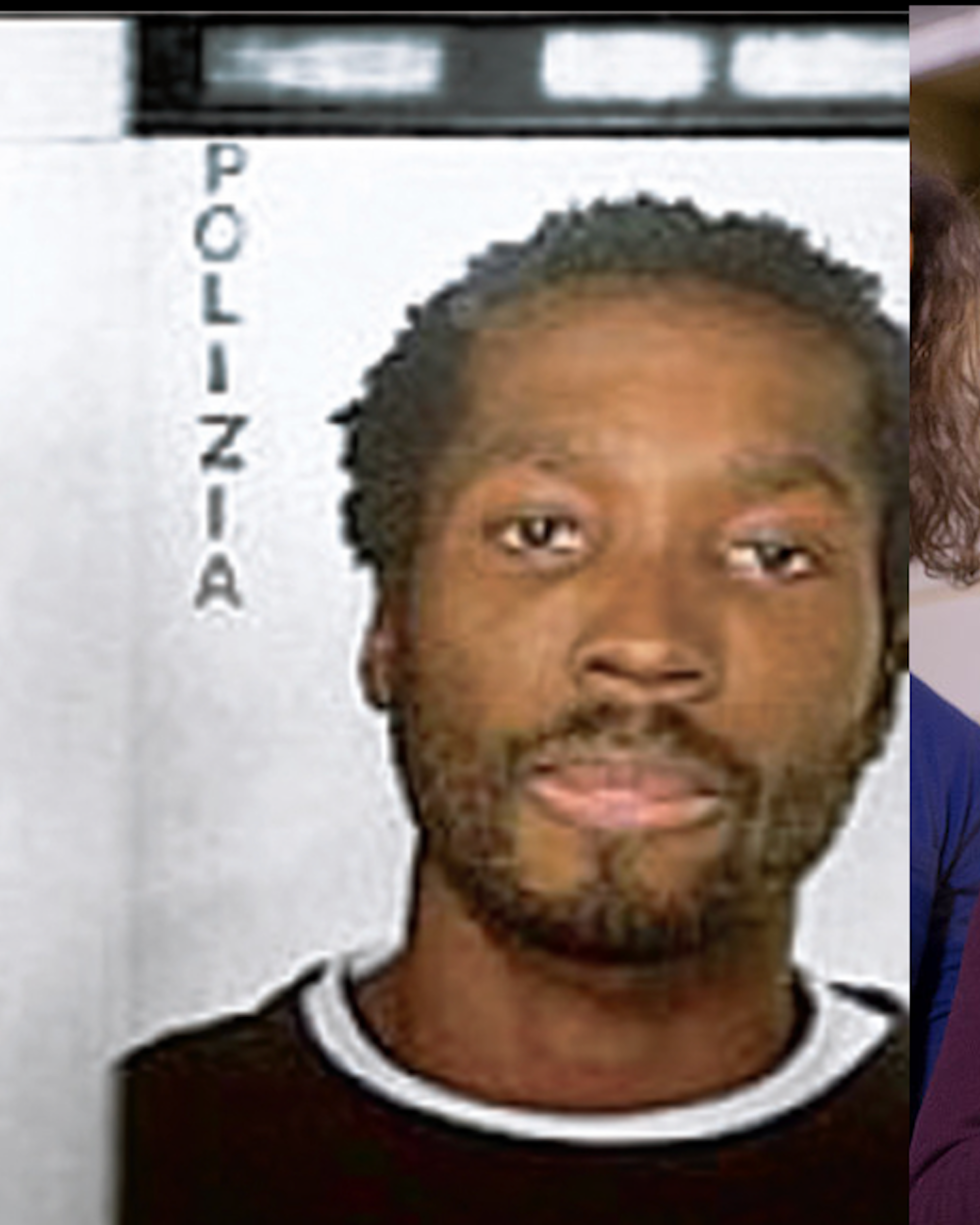 Evidence was always clear that migrant Rudy Guede, left, murdered Meredith Kercher. But prosecutors and the media falsely blamed Amanda Knox, right. (Italian police/Stephen Brashear/Getty Images)