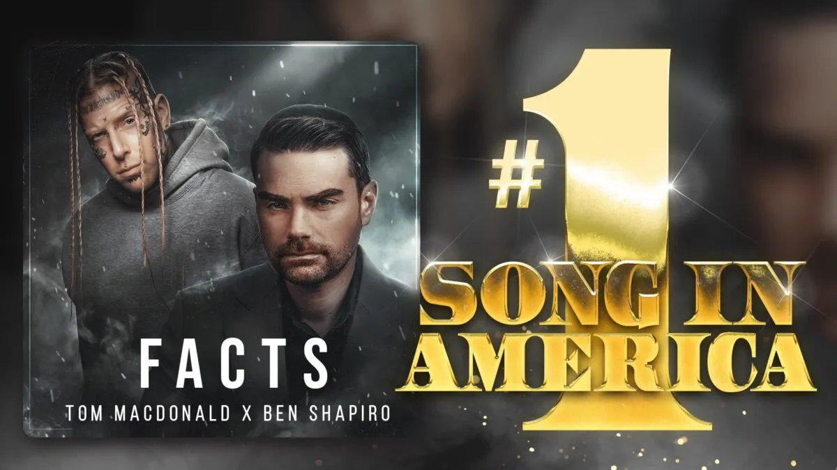 Ben Shapiro’s Rap Debut ‘Facts’ With Tom MacDonald Becomes #1 Song In The Country
