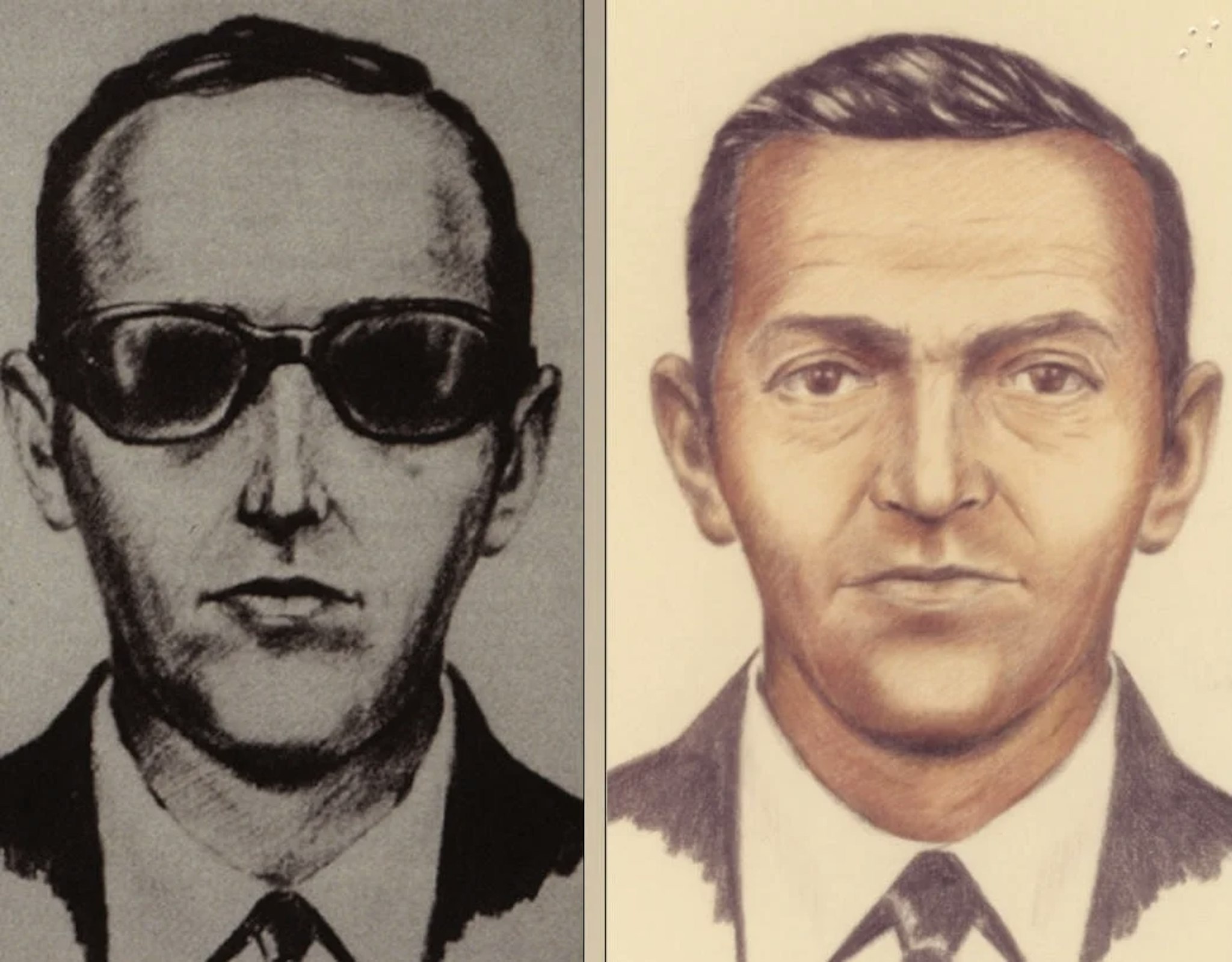 FBI artist rendering of D.B. Cooper