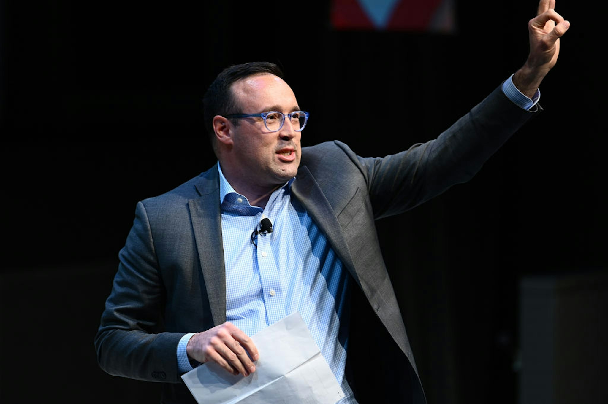 NEW YORK, NEW YORK - MARCH 05: Chris Cillizza speaks onstage during CNN Experience on March 05, 2020 in New York City. 749078 CNN Experience (Photo by Mike Coppola/Getty Images for WarnerMedia)