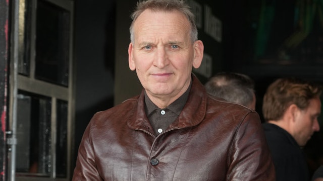 Christopher Eccleston attends the gala performance of Wicked, at the Apollo Victoria Theatre in London. Picture date: Wednesday April 19, 2023. (Photo by Jeff Moore/PA Images via Getty Images)