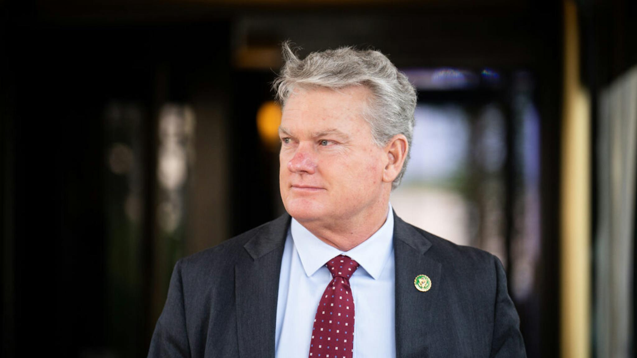 Rep. Mike Collins Rep. Mike Collins, R-Ga., leaves the House Republicans' caucus meeting at the Capitol Hill Club in Washington on Tuesday, May 23, 2023.