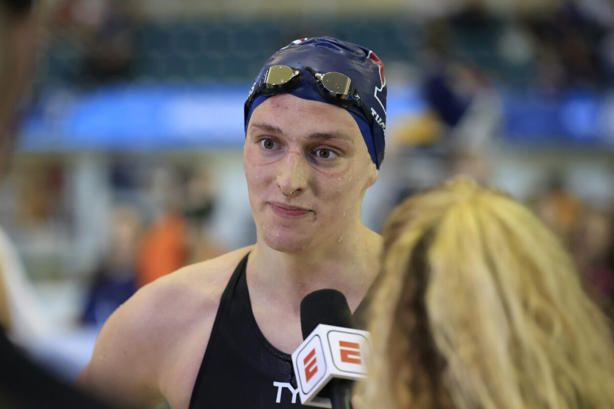 Lia Thomas aims to challenge rules allowing male swimmers to compete against women, with hopes of reaching the Olympics