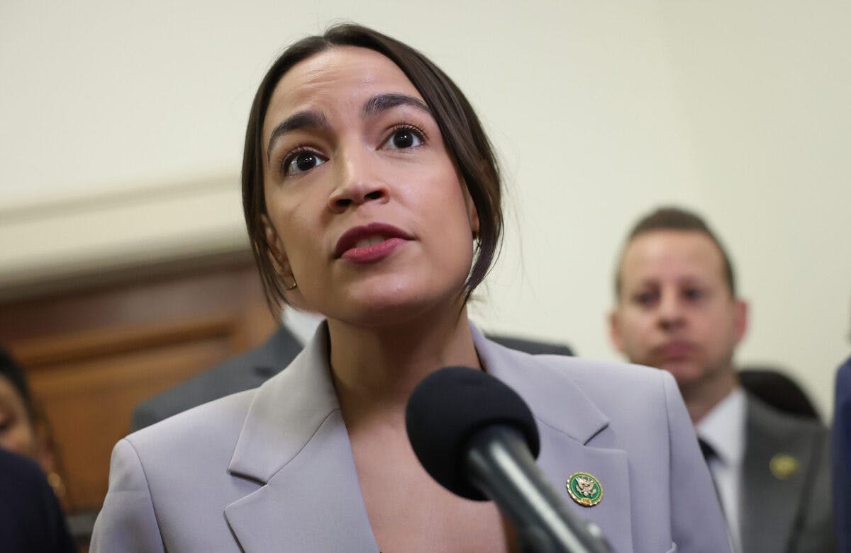 NextImg:AOC Brushes Off Question About NYC Placing Illegal Immigrants In High School: ‘It’s Not In My District’ 