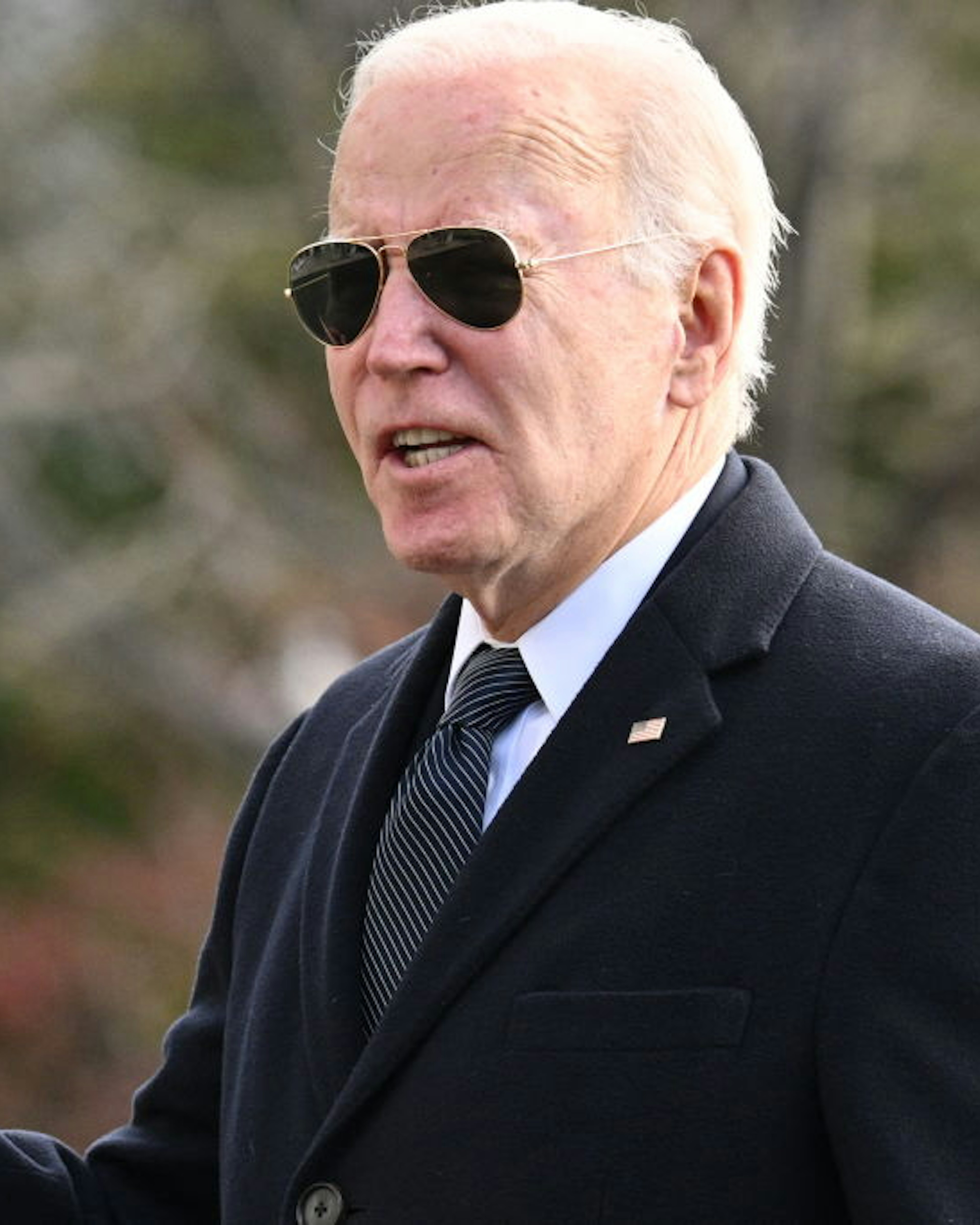 US President Joe Biden arrives at White House in Washington, DC, on December 19, 2023, as he returns from Wilmington, Delaware. (Photo by Mandel NGAN / AFP) (Photo by MANDEL NGAN/AFP via Getty Images)