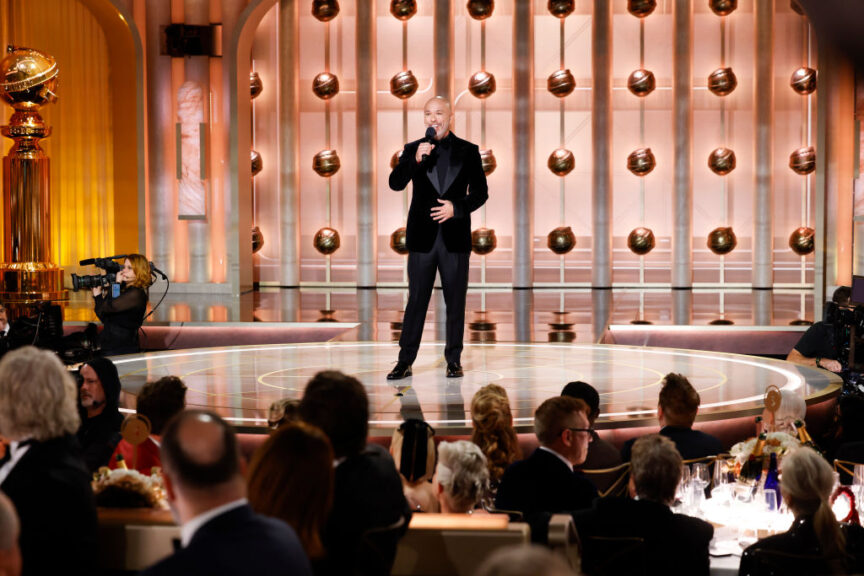 LOS ANGELES - JANUARY 7: Jo Koy at the 81st Golden Globe Awards held at the Beverly Hilton in Beverly Hills, California on Sunday, January 7, 2024. (Sonja Flemming/CBS via Getty Images) *** Jo Koy ***
