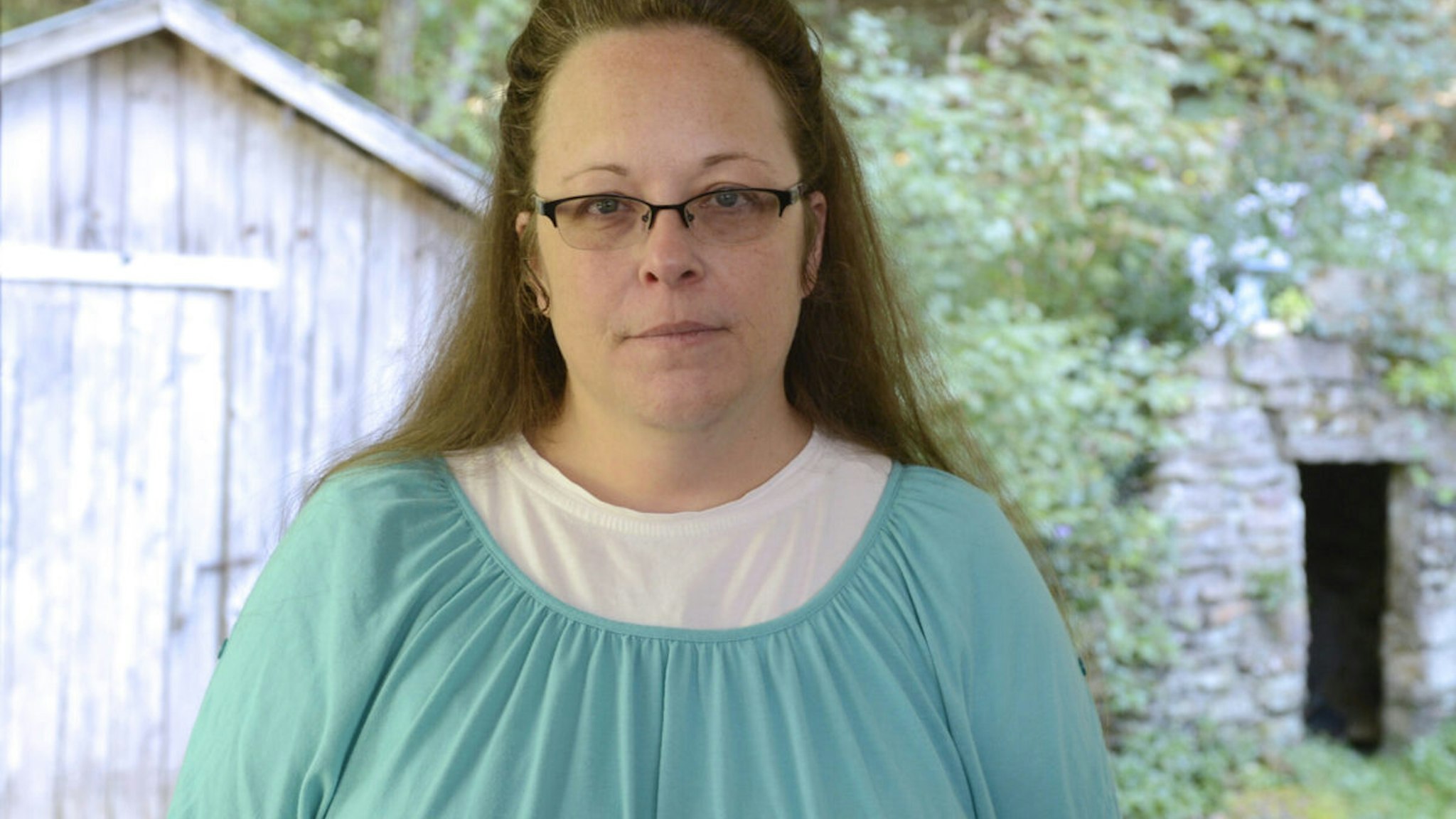 Walt Disney Television via Getty Images NEWS - 9/21/15 - Paula Faris speaks to Kim Davis, the Kentucky court clerk who went to jail because she refused to issue gay marriage licenses. The exclusive interview will air on all Walt Disney Television via Getty Images News programs and platforms.