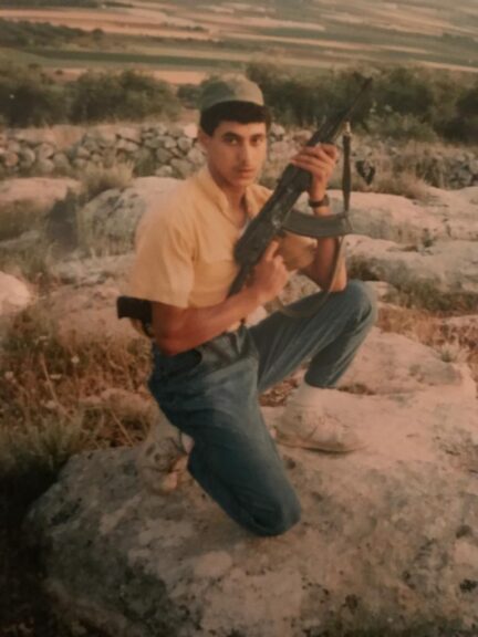 Mohammad Massad as a teenager