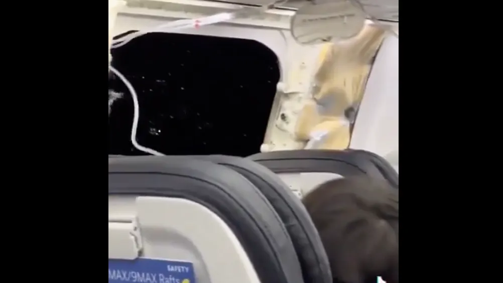 ‘I’m Going To Die’: Alaska Airlines Makes Emergency Landing After Chunk Of Plane Blown Out On Nightmare Flight