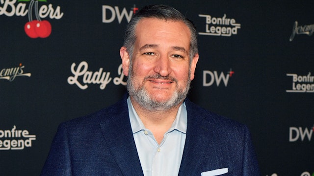 NASHVILLE, TENNESSEE - NOVEMBER 29: Senator Ted Cruz attends the DailyWire+ Red Carpet Premiere of "Lady Ballers" on November 29, 2023 in Nashville, Tennessee.