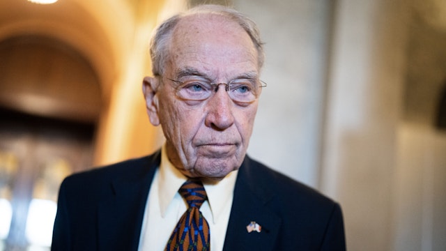 UNITED STATES - DECEMBER 5: Sen. Chuck Grassley, R-Iowa, is seen during votes in the U.S. Capitol on Tuesday, December 5, 2023.