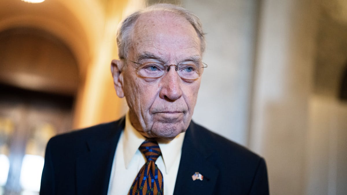 NextImg:Senator Grassley, 90, Hospitalized With Infection