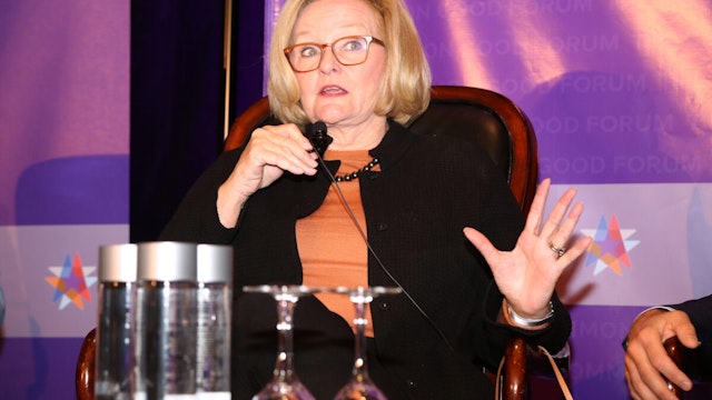 Claire McCaskill attends The Common Good Forum & American Spirit Awards 2019 at The Roosevelt Hotel on May 10, 2019 in New York City.