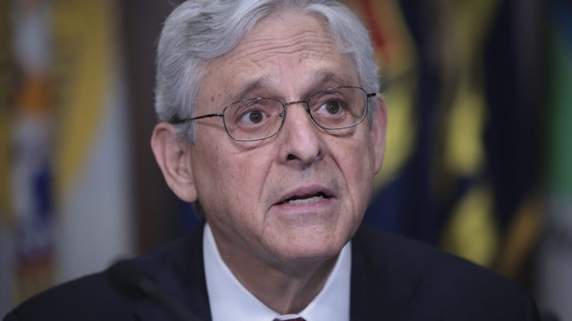 U.S. Attorney General Merrick Garland delivers remarks regarding ongoing efforts by the Department of Justice to combat violent crime and a reported decrease in violent crime seen in many cities during the previous year January 5, 2024 in Washington, DC.