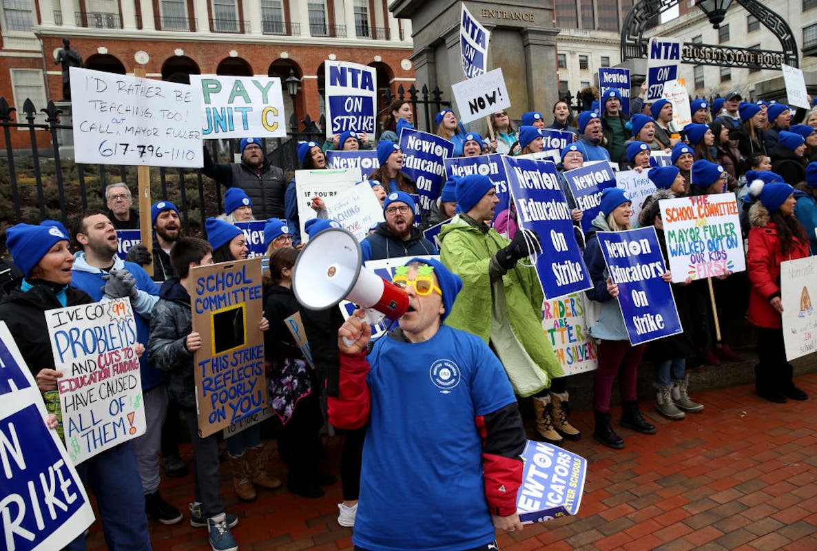 NextImg:Parent Frustration Mounting Over Boston Area Teachers’ Nearly Two-Week Illegal Strike 