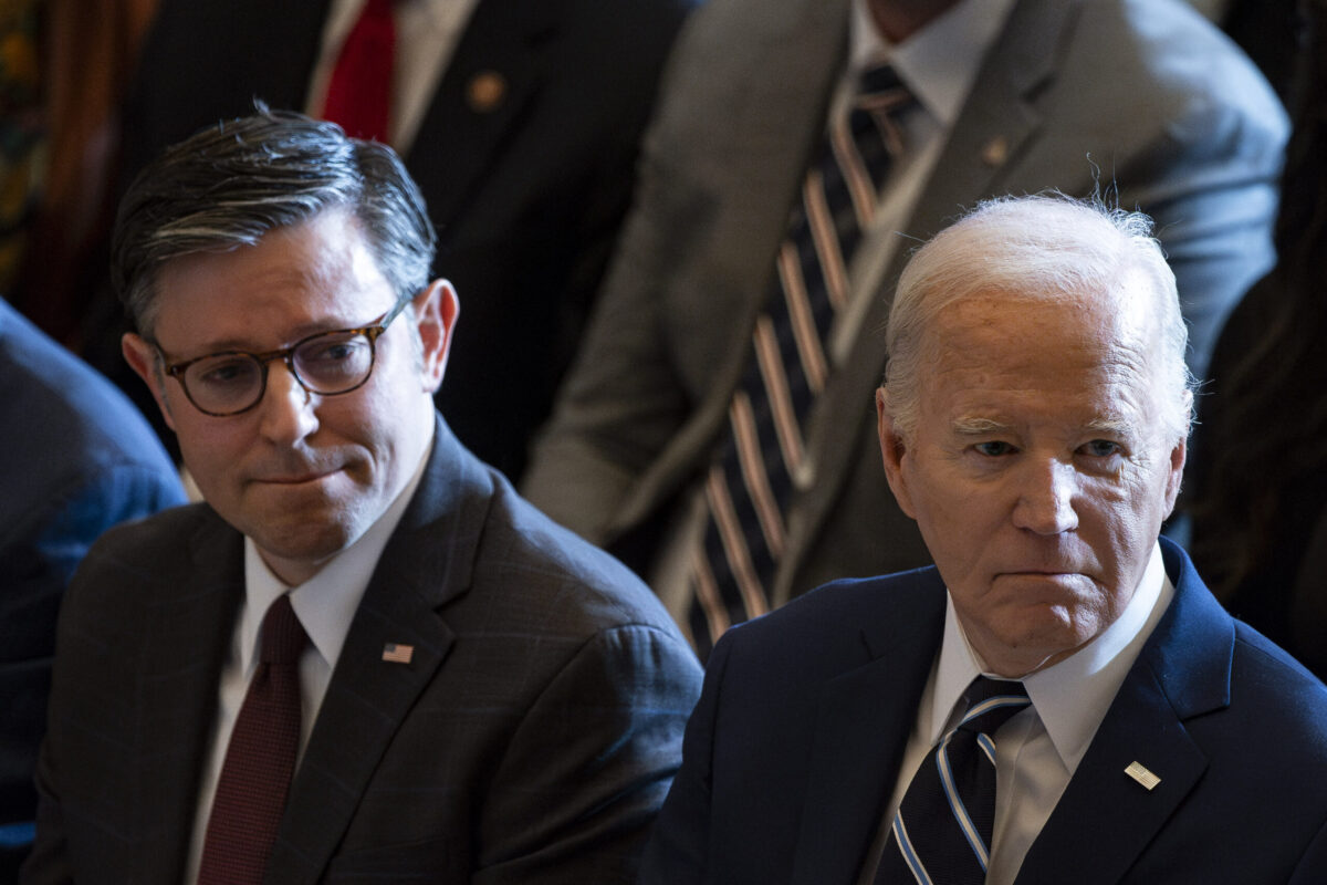 Mike Johnson raises doubts about Biden’s involvement in border security decisions