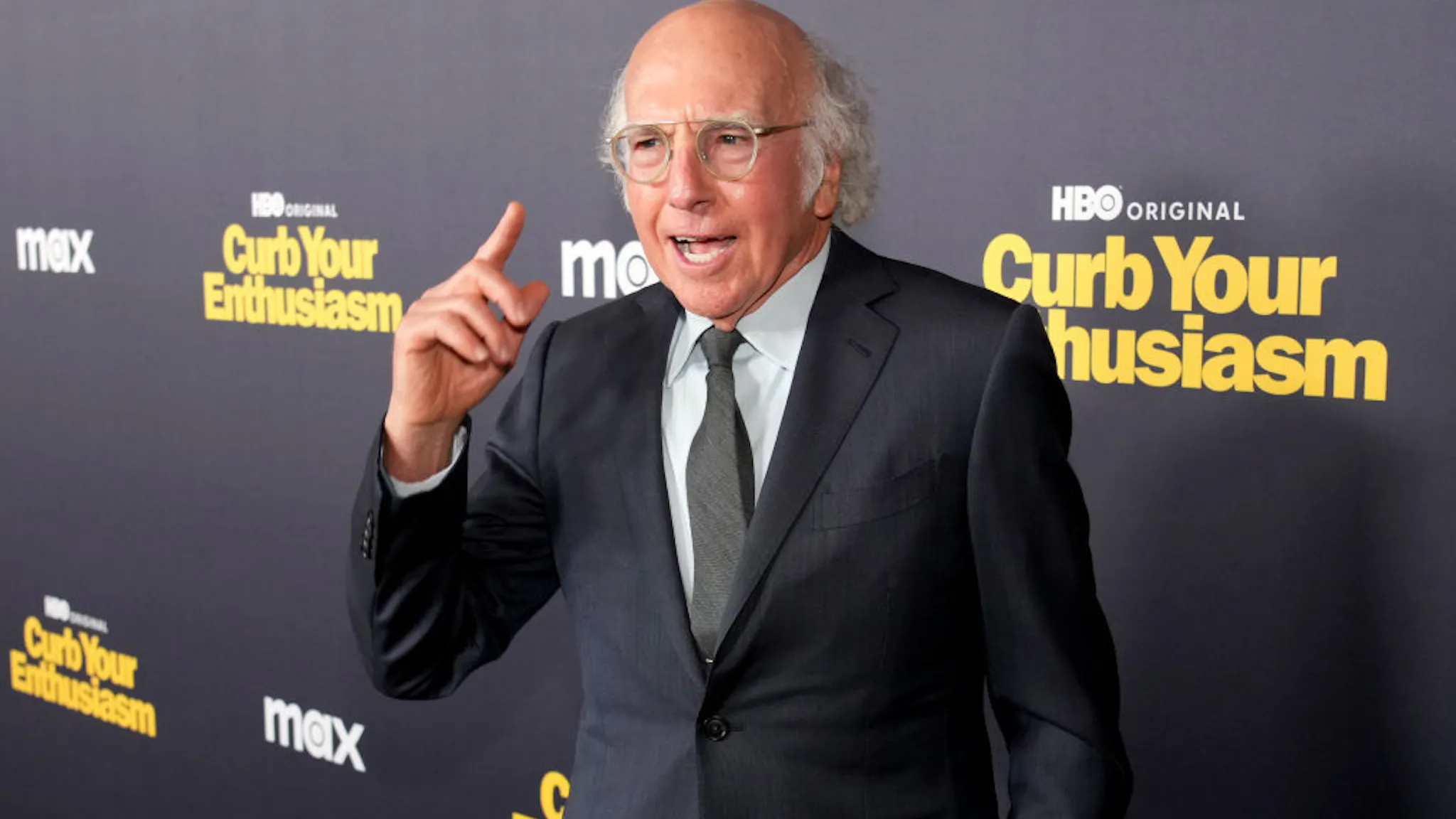 Curb Your Enthusiasm Season 12 Premiere LOS ANGELES, CALIFORNIA - JANUARY 30: Larry David attends the Curb Your Enthusiasm Season 12 premiere at DGA Theater Complex on January 30, 2024 in Los Angeles, California. (Photo by Jeff Kravitz/FilmMagic for HBO)