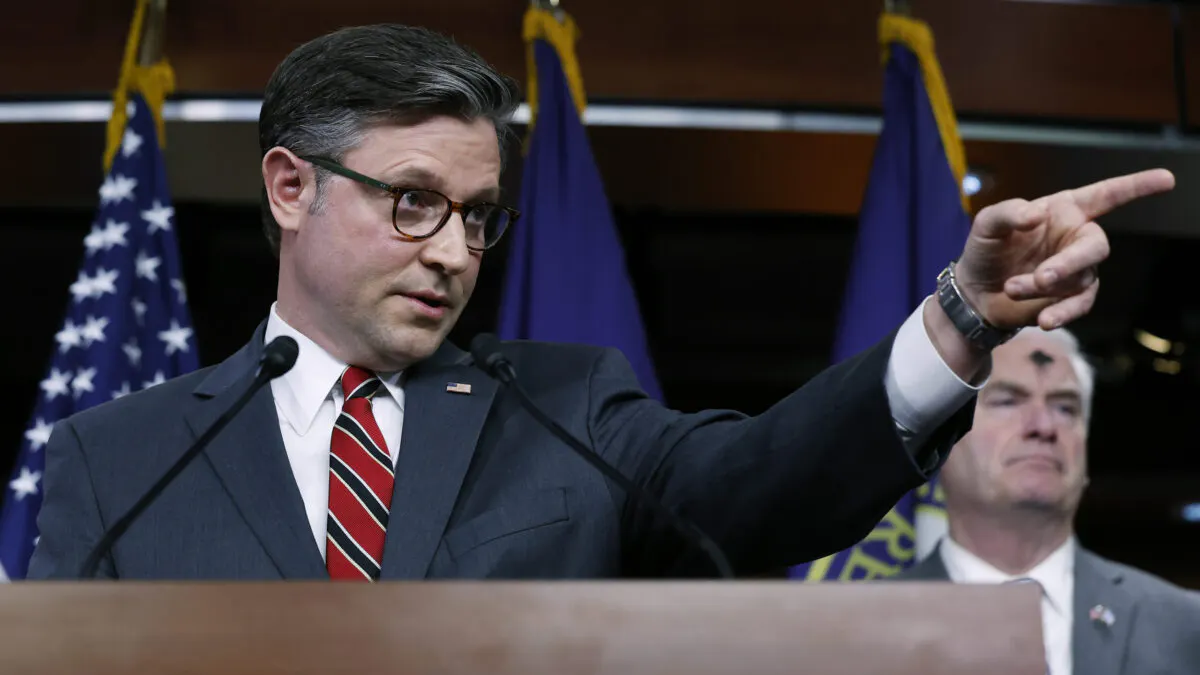 Speaker Johnson Warns Biden Against ‘Election Year Gimmicks’ With Border Actions