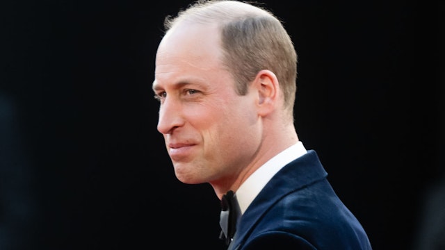LONDON, ENGLAND - FEBRUARY 18: Prince William, Prince of Wales attends the 2024 EE BAFTA Film Awards at The Royal Festival Hall on February 18, 2024 in London, England. (Photo by Samir Hussein/WireImage)