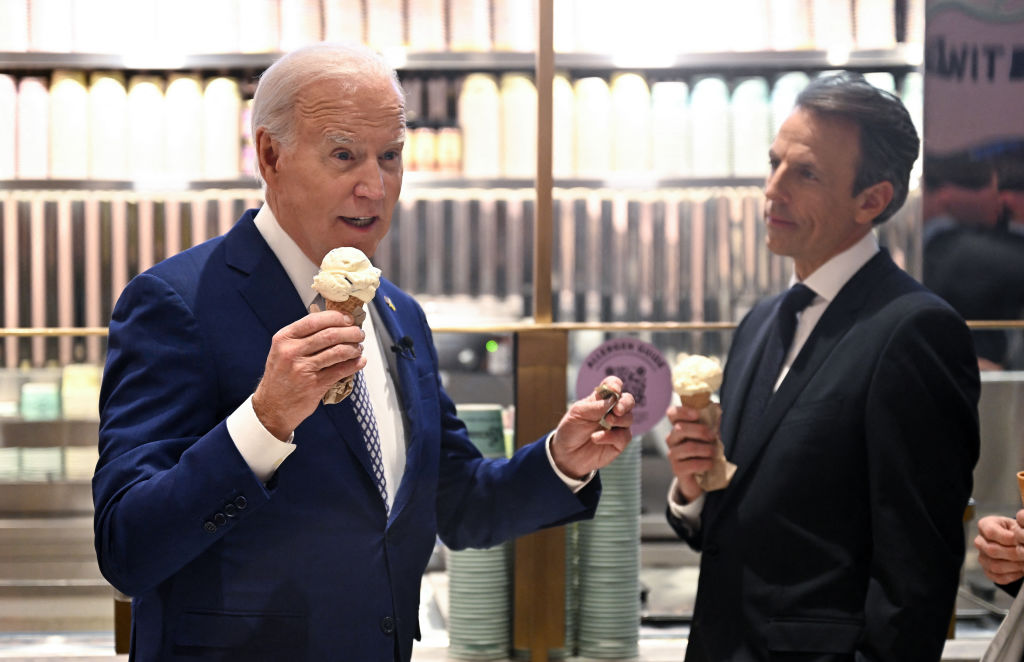Biden pauses ice cream to predict Gaza ceasefire by next Monday