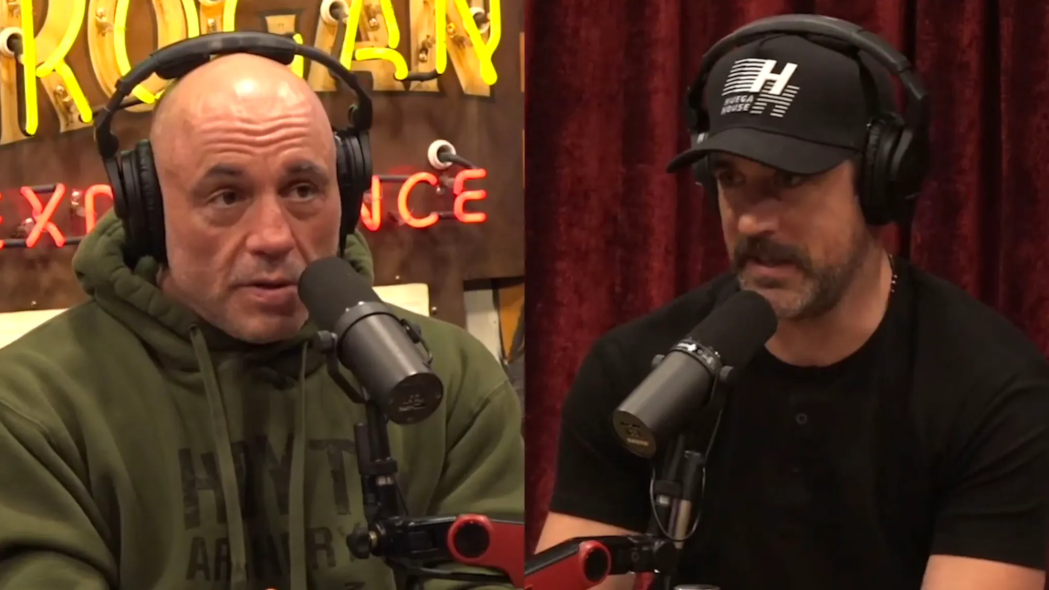 Joe Rogan Aaron Rodgers Joe Rogan Aaron Rodgers