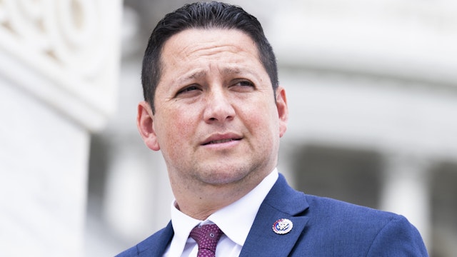 UNITED STATES - JUNE 24: Rep. Tony Gonzales, R-Texas, is seen outside the U.S. Capitol as the House voted to pass the Bipartisan Safer Communities Act on Friday, June 24, 2022.