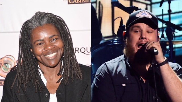 Tracy Chapman attends Cirque du Soleil "Kurios" - Opening Night - San Francisco, CA at AT&T Park on November 14, 2014 in San Francisco, California. Luke Combs performs onstage during the 58th Academy Of Country Music Awards at The Ford Center at The Star on May 11, 2023 in Frisco, Texas.