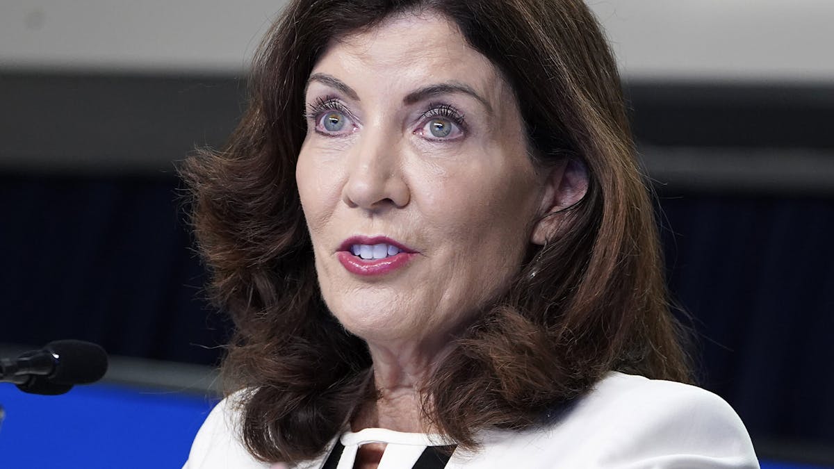 NextImg:Hochul: New York ‘Absolutely Overwhelmed’ By Illegals, ‘We Need A Break.’ It’s Republicans’ Fault. 