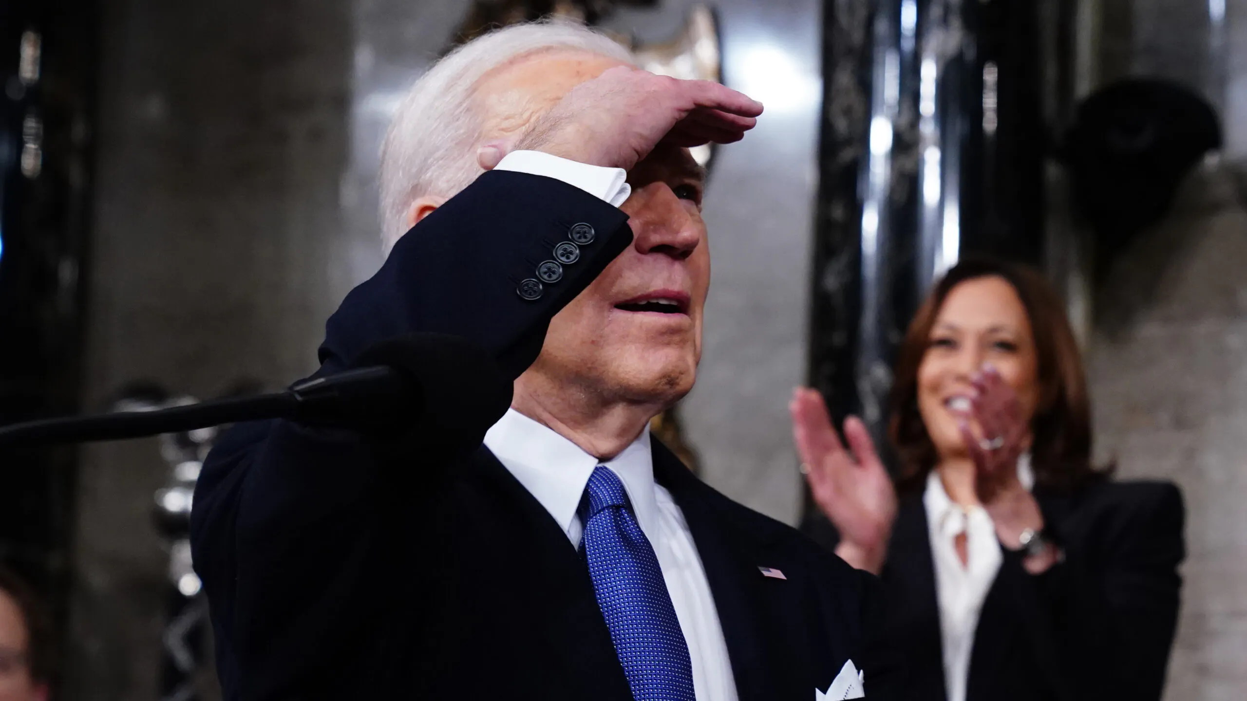 Man Arrested For Shouting ‘United States Marines’ And ‘Abbey Gate’ At Biden During Speech