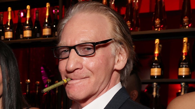 BEVERLY HILLS, CALIFORNIA - MARCH 10: EXCLUSIVE ACCESS, SPECIAL RATES APPLY. Bill Maher attends the 2024 Vanity Fair Oscar Party Hosted By Radhika Jones at Wallis Annenberg Center for the Performing Arts on March 10, 2024 in Beverly Hills, California.