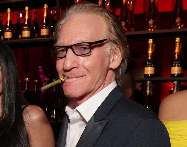 BEVERLY HILLS, CALIFORNIA - MARCH 10: EXCLUSIVE ACCESS, SPECIAL RATES APPLY. Bill Maher attends the 2024 Vanity Fair Oscar Party Hosted By Radhika Jones at Wallis Annenberg Center for the Performing Arts on March 10, 2024 in Beverly Hills, California.