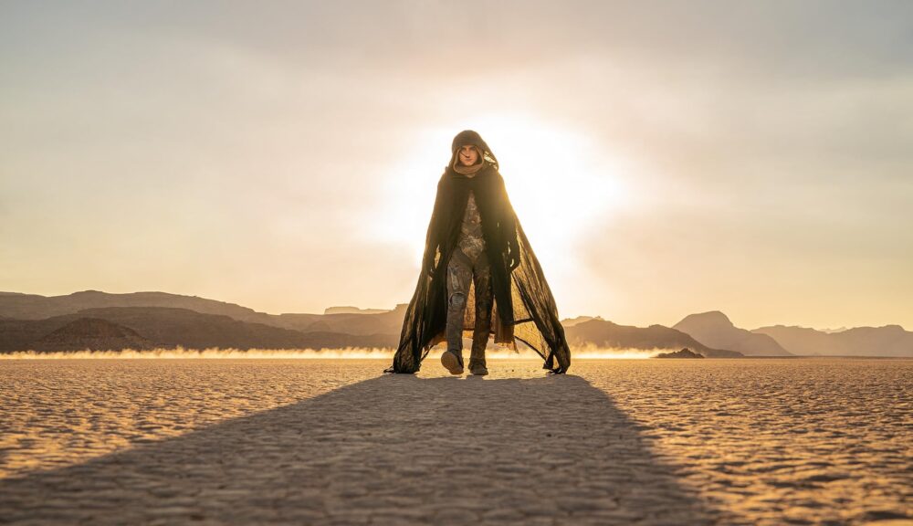 Timothée Chalamet, Dune: Part Two. Photo by Courtesy of Warner Media - copyright Warner Media. 2024.