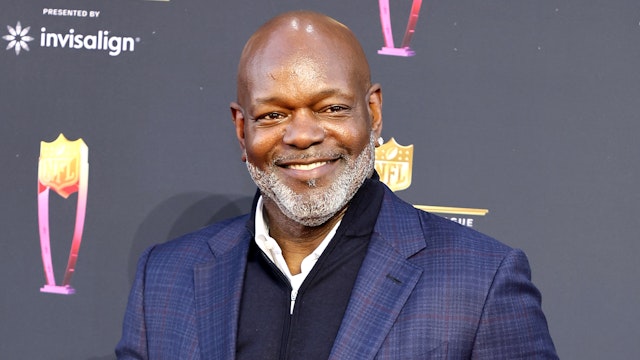 INGLEWOOD, CALIFORNIA - FEBRUARY 10: Emmitt Smith attends the 11th Annual NFL Honors at YouTube Theater on February 10, 2022 in Inglewood, California.