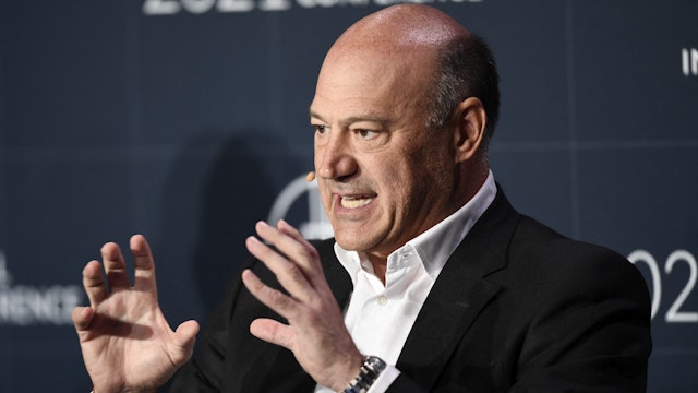 Gary Cohn, Vice Chairman, IBM, speaks during the Milken Institute Global Conference on October 19, 2021 in Beverly Hills, California.