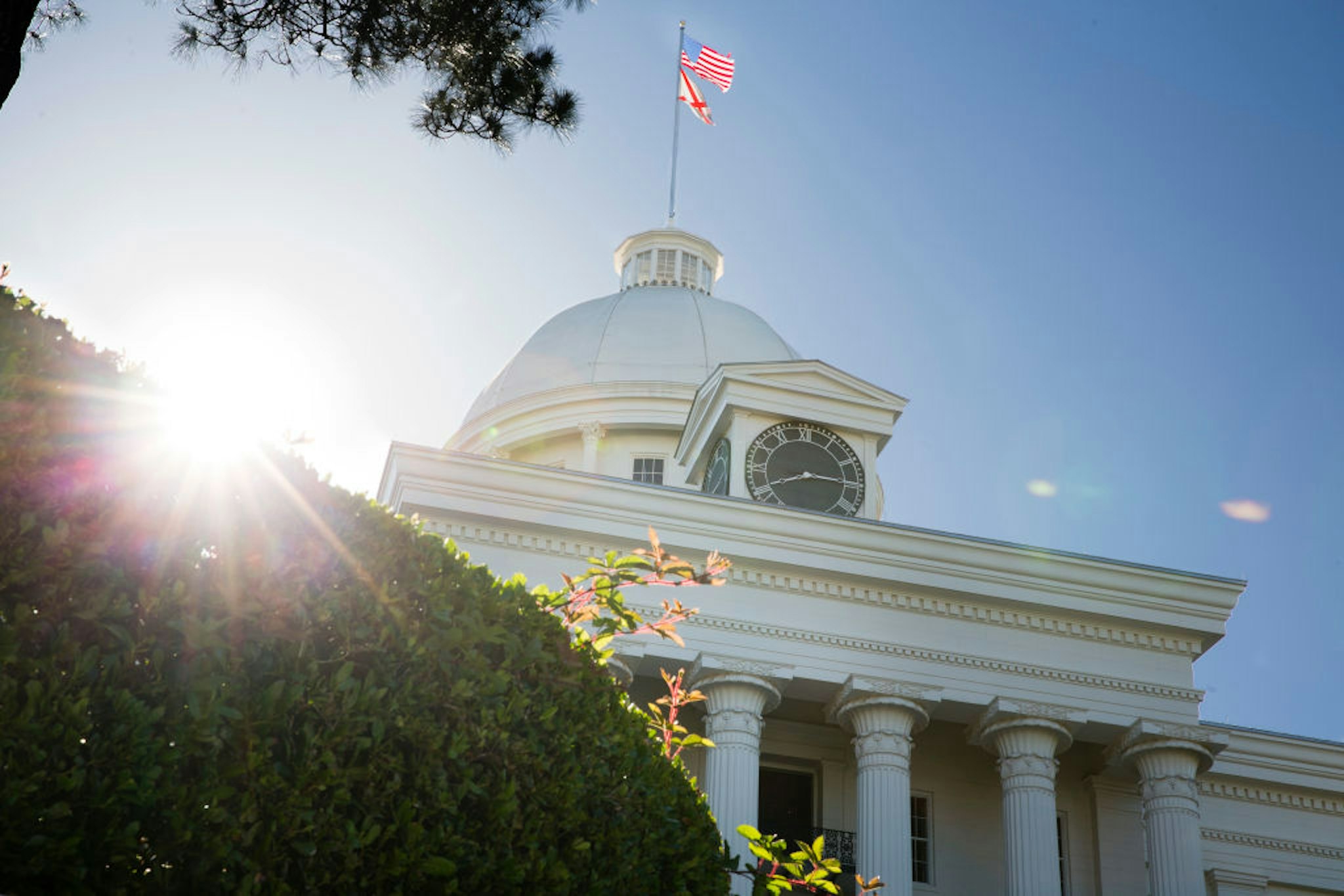MONTGOMERY, AL - MAY 14- The Alabama State Capitol building is seen on Tuesday, May 14, 2019 in Montgomery, AL. The Alabama state Senate is elected to vote today on a bill that would completely ban abortion in the state.