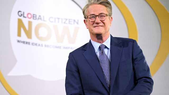 NEW YORK, NEW YORK - APRIL 28: Joe Scarborough speaks at the Global Citizen NOW Summit at The Glasshouse on April 28, 2023 in New York City. (Photo by Noam Galai/Getty Images for Global Citizen)