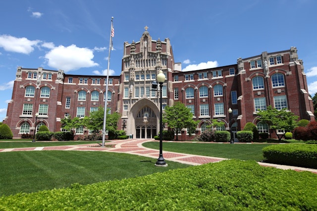 "Providence College coeducational, Roman Catholic university located about two miles west of downtown Providence, Rhode Island, United StatesMore Providence Images"