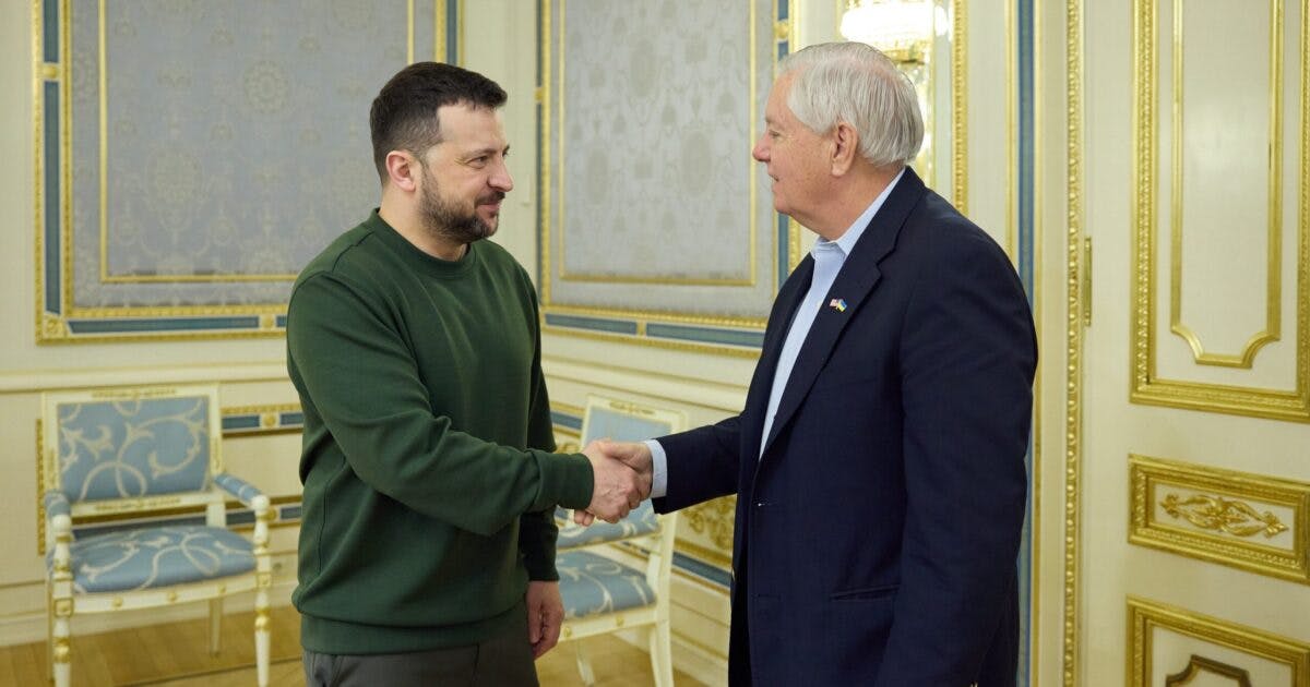 NextImg:Lindsey Graham Meets Zelensky, Says He Floated Trump’s Loan Idea For Ukraine Aid 