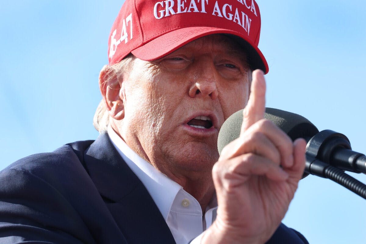 NextImg:Trump Slams Biden As ‘A Great Threat To Our Democracy’ In Fiery Campaign Speech 