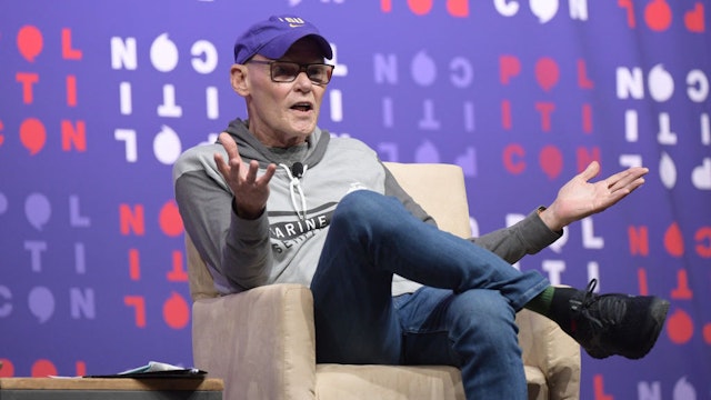 James Carville speaks onstage during the 2019 Politicon at Music City Center on October 26, 2019 in Nashville, Tennessee. (Photo by Jason Kempin/Getty Images for Politicon )