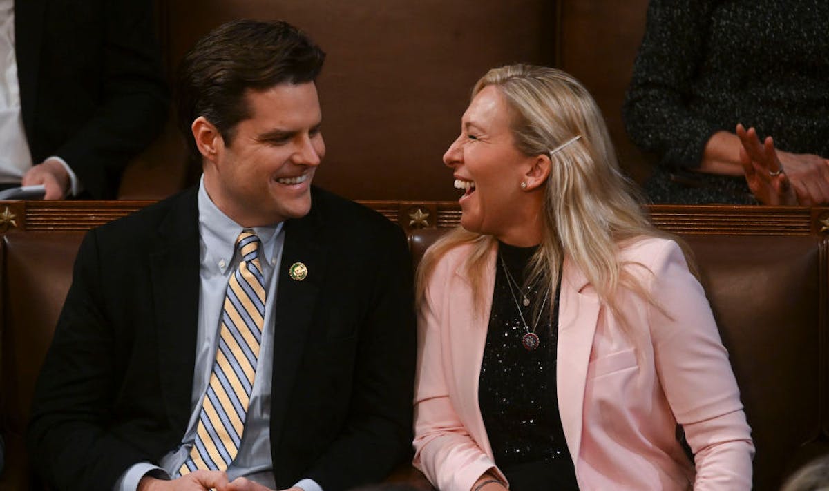 NextImg:Judge Greenlights Gaetz, Greene Lawsuit Against California Cities Over Canceled ‘America First’ Rallies 