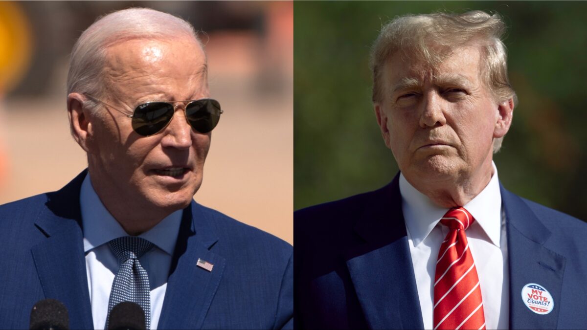 Biden and Trump attend separate events in NYC today