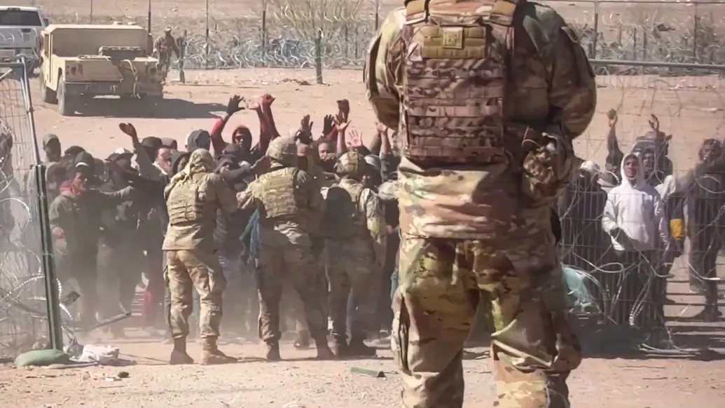 WATCH: Mob Of Military-Aged Illegal Aliens Storms Past Troops On Border