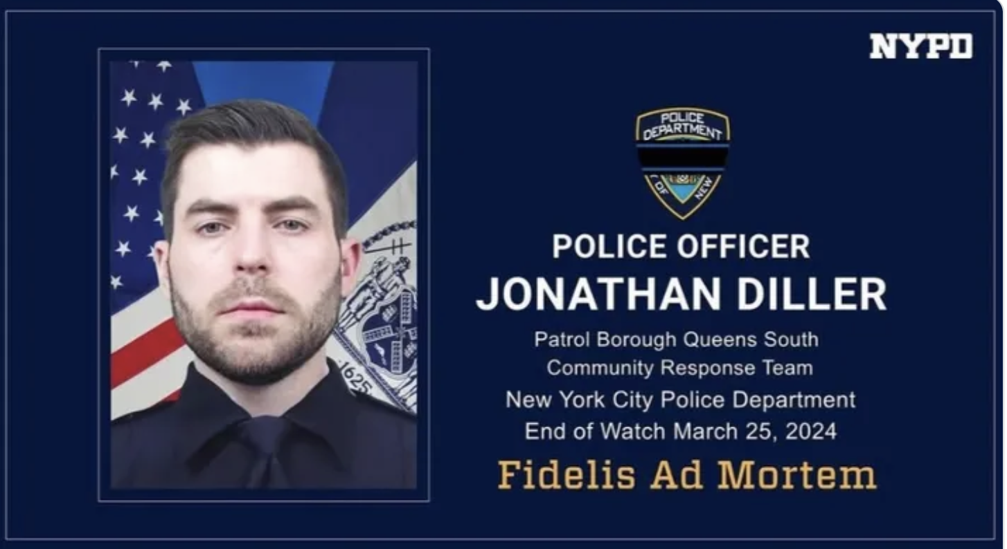 Fundraiser for Fallen NYPD Officer Jonathan Diller Surpasses 0K