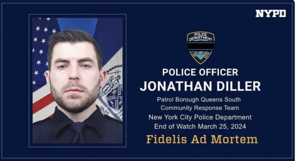 GoFundMe For Slain NYPD Officer Jonathan Diller Over $500K | The Daily Wire